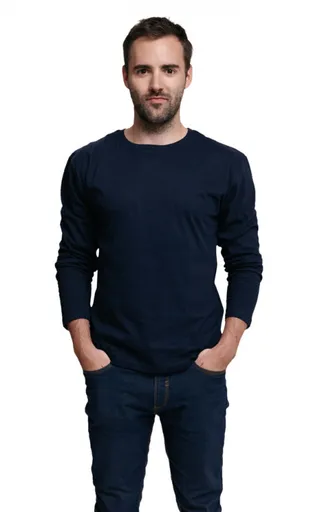 CAMBON tričko dlhý rukáv čierna S