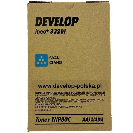 Develop TNP-80 AAJW4D4 azúrový (cyan) originálny toner