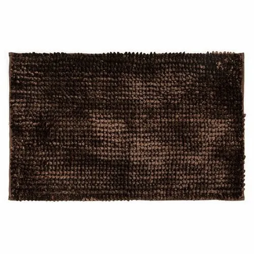 Bo-ma Kúpeľňová predložka Ella micro tmavohnedá, 40 x 50 cm