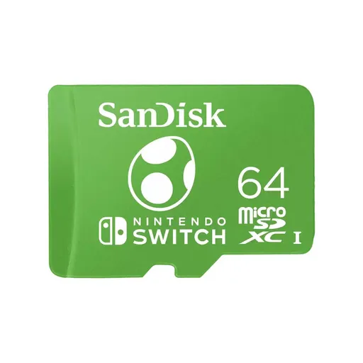SanDisk MicroSDXC karta 64GB pre Nintendo Switch (R: 100/W: 90 MB/s, UHS-I)