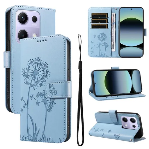 ART DANDELION Peňaženkové puzdro pre Xiaomi Redmi Note 14S modré