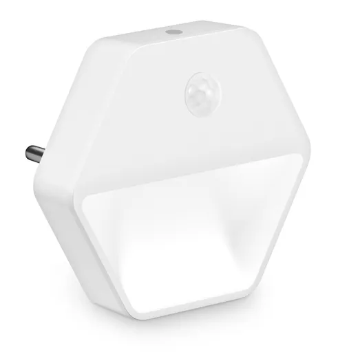 CONNECT IT SPARKLE 2 SENSOR nočné svetlo s pohybovým čidlom, 3 úrovne osvetlenia, BIELA
