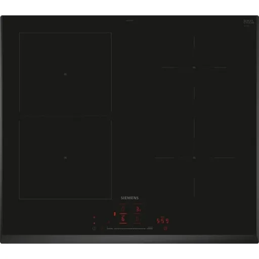 Indukčná varná doska Siemens 60 cm inštalácia na pracovnú dosku bez rámčeka ED651HSB1E