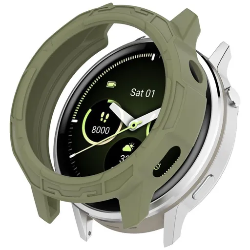 TPU HALF COVER Kryt pre Garmin Venu 4 45mm zelený