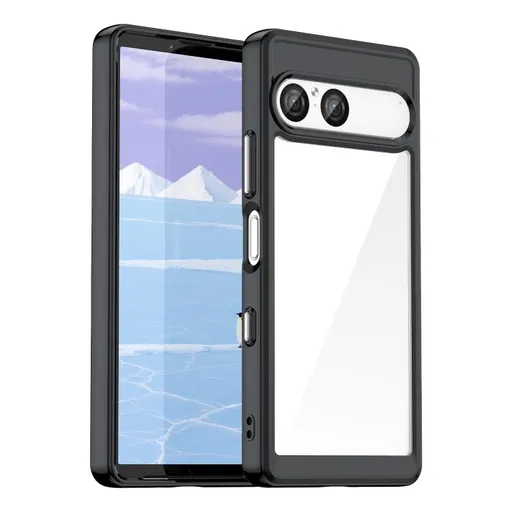 CRYSTAL Ochranný kryt pre Sony Xperia 10 VII čierny