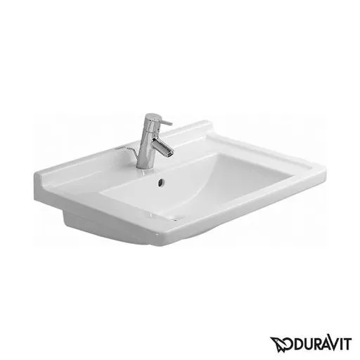 Duravit Starck 3 umývadlo 70x49 cm otvor pre batériu, s prepadom 0304700000