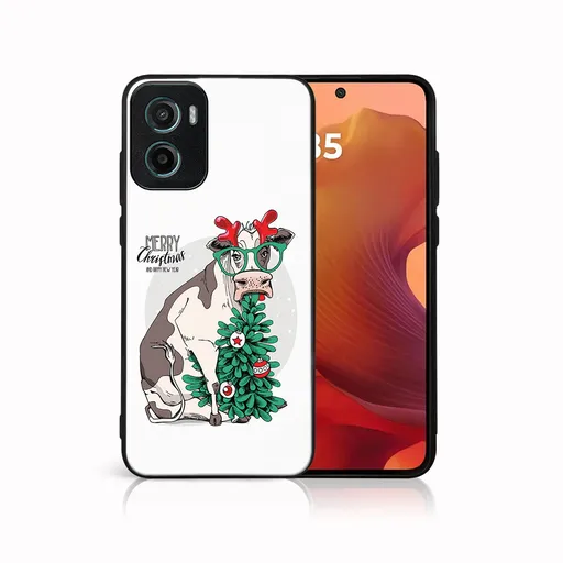 MY ART Kryt s vianočným dizajnom Motorola Moto G05 / Moto E15 MERRY CHRISTMAS (074)