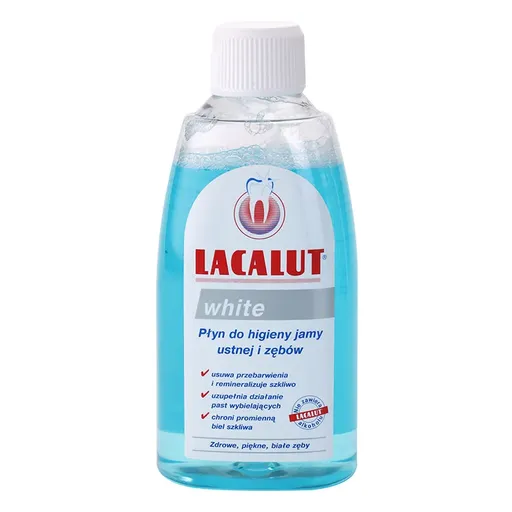 Lacalut White ústna voda s bieliacim účinkom 300 ml