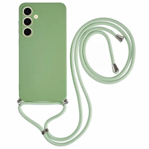ROPE Kryt so šnúrkou Samsung Galaxy S25 FE svetlozelený