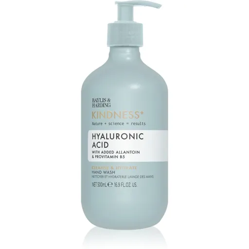 Baylis & Harding Kindness+ Hyaluronic Acid tekuté mydlo na ruky s hydratačným účinkom vône Pear & Neroli 500 ml