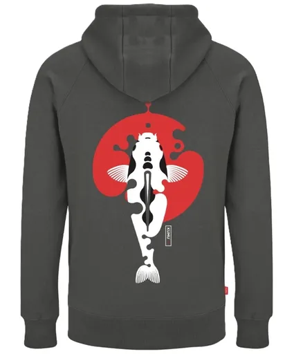 Kumu mikina rising sun šedá - xxxxl