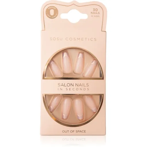 SOSU Cosmetics Salon Nails umelé nechty odtieň Out Of Space 30 ks