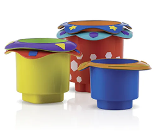 NUBY Poháriky do vody, 6 m+ (5 ks)