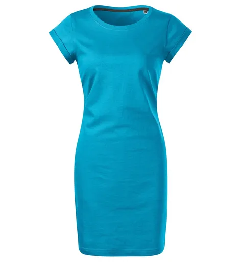 MALFINI Dámske šaty Freedom - Tyrkysová | 2XL