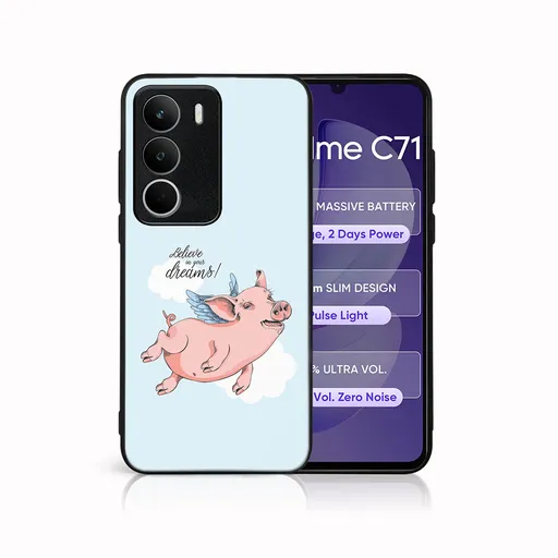 MY ART Ochranný kryt pre Realme C71 PIG (186)