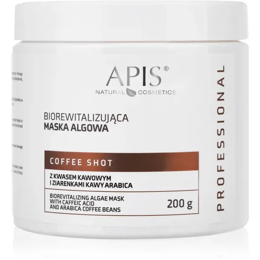 Apis Natural Cosmetics Coffee Shot revitalizačná maska s výťažkami z kávy 200 g