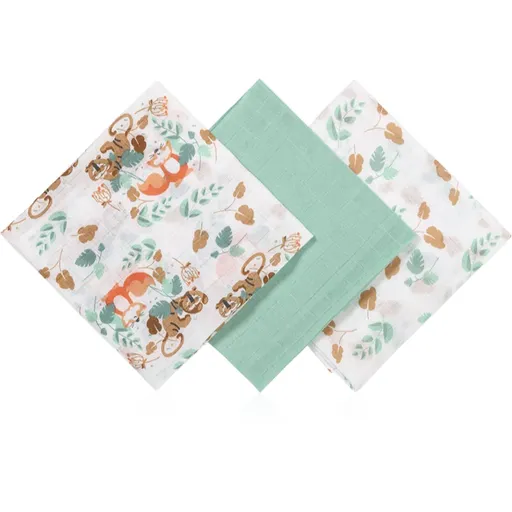 BabyOno Super Soft Mint látkové plienky 70x70 cm Mint 3 ks