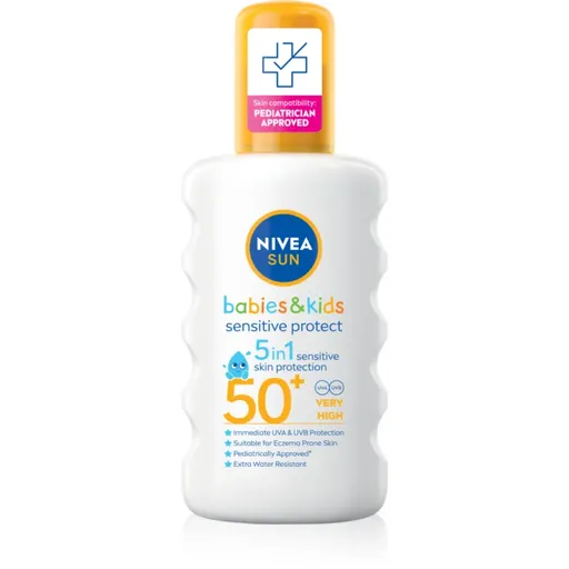 Nivea Sun Kids detský sprej na opaľovanie SPF 50+ 200 ml