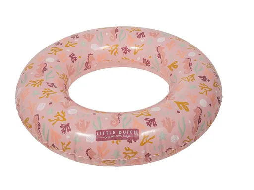 LITTLE DUTCH Kruh nafukovací na plávanie Ocean Dreams Pink
