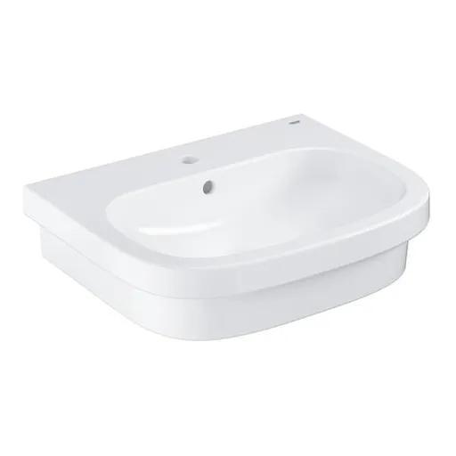 Grohe Euro Ceramic umývadlo na dosku 60x48 cm alpská biela otvor pre batériu uprostred 39337000 G39337000