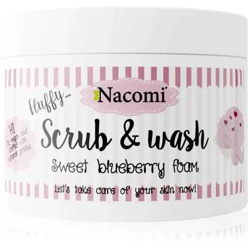 Nacomi Fluffy... Sweet Blueberry Foam telový peeling 180 ml