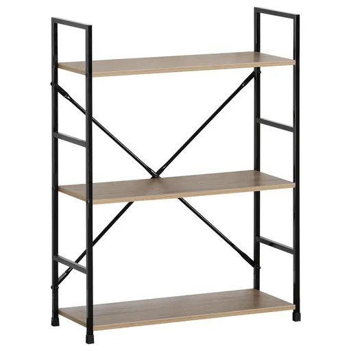 Regál GD-223 OAK Stor, 3 police, 58,5 x 23,5 x 80,5 cm, 3 poschodia