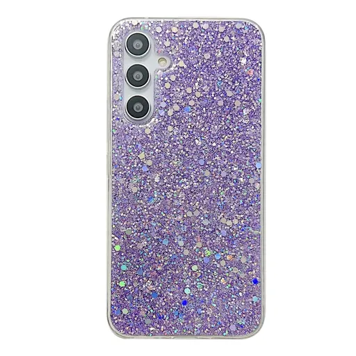 GLITTER ochranný obal Samsung Galaxy A15 / A15 5G fialový