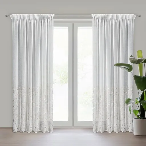 ArtFir Záclona MELIA P | biela/šampaň 140 x 270 cm