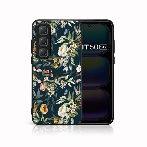 MY ART Ochranný kryt pre Infinix Hot 50 FLORAL (158)