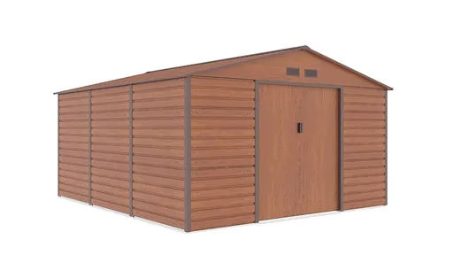 G21 Záhradný domček 340 × 382 × 205 cm (hnedá)