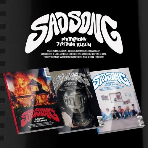 P1Harmony, P1harmony Sad Song CD, CD