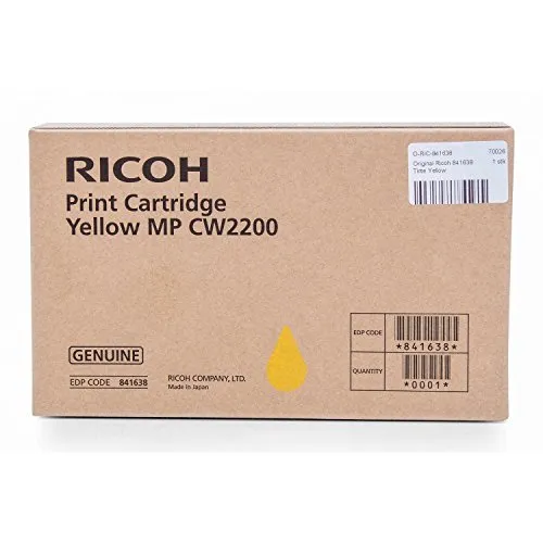 Ricoh 841638 žltá (yellow) originálna cartridge