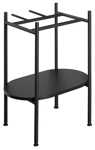 SAPHO - PUNO podstavec pod umývadlo 400x820x360, čierna SKA570-2