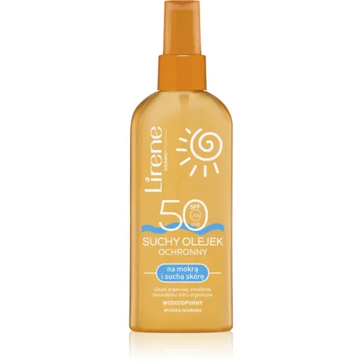 Lirene Sun care suchý olej na opaľovanie vodeodolný SPF 50 150 ml