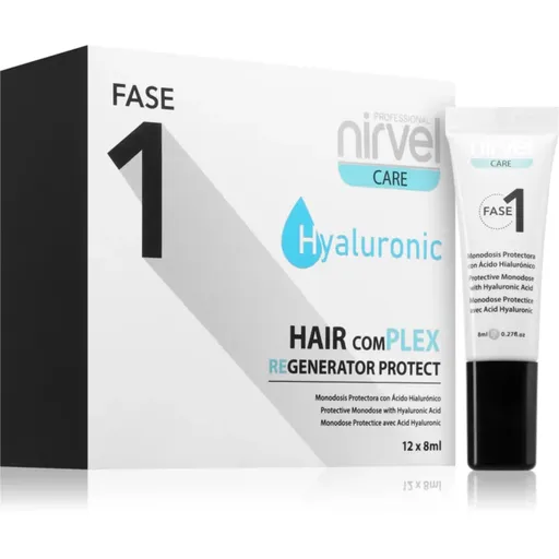 Nirvel Fase 1 ochranná starostlivosť pre poškodené vlasy 12x8 ml