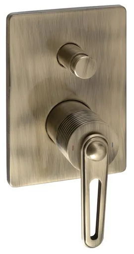 SAPHO - BEBÉ podomietková sprchová batéria, 2 výstupy, bronz BB042/18