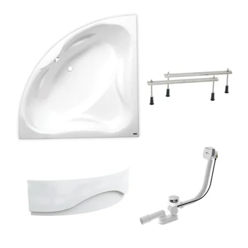 Rohová vaňa Laguna Royale 150x150 cm akrylát ľavá aj pravá SIKORO1500APNP