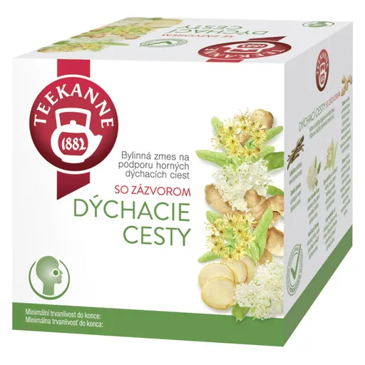 TEEKANNE Dýchacie cesty so zázvorom bylinný čaj 10 sáčkov