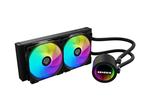Vodné chladenie Genesis HYDRIA 240, ARGB, čierne