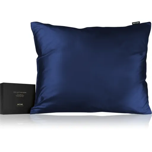 Notino Silk Collection Pillowcase hodvábna obliečka na vankúš Navy Blue 50x60 cm