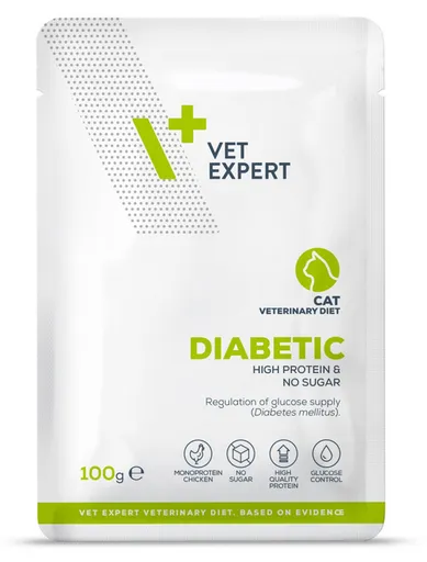 VetExpert VD cat Diabetic kapsička pre dospelé mačky s cukrovkou 100g