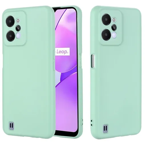 RUBBER Ochranný kryt pre Realme C31 zelený