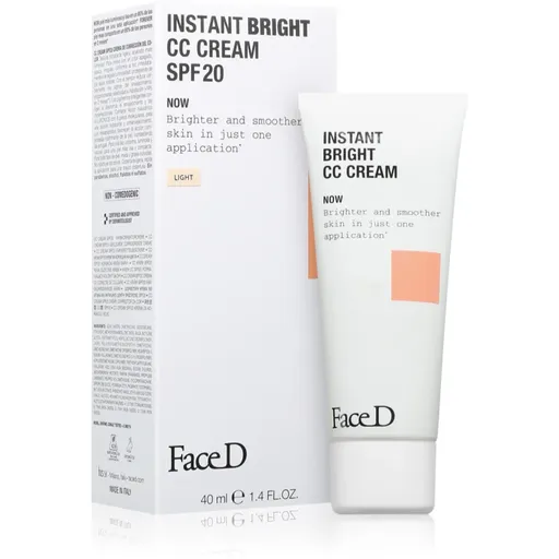 Face D Instant Bright hydratačný CC krém SPF 20 odtieň Light 40 ml