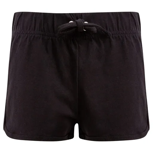 SF (Skinnifit) Detské retro šortky - Čierna / čierna | 5-6 rokov