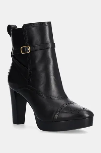 Kožené členkové topánky Lauren Ralph Lauren Mckinsey