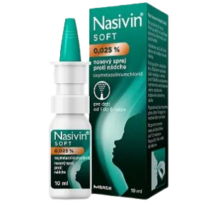 NASIVIN SOFT 0,025 % nosový sprej pre deti 10 ml