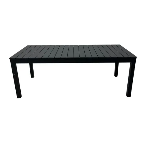 Elvisia Rozkladací hliníkový záhradný stôl VIVERE | antracit 90 x 200-260 cm