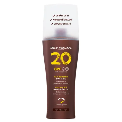 DERMACOL Sun Mlieko urýchľujúce opálenie SPF 20 200 ml