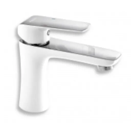 Novaservis Nobless Tina umyvadlová batéria s clic-clacem biela/chróm 38003.1