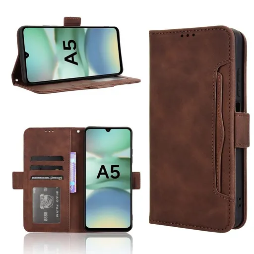 SLOT Peňaženkový obal pre Xiaomi Redmi A5 hnedý